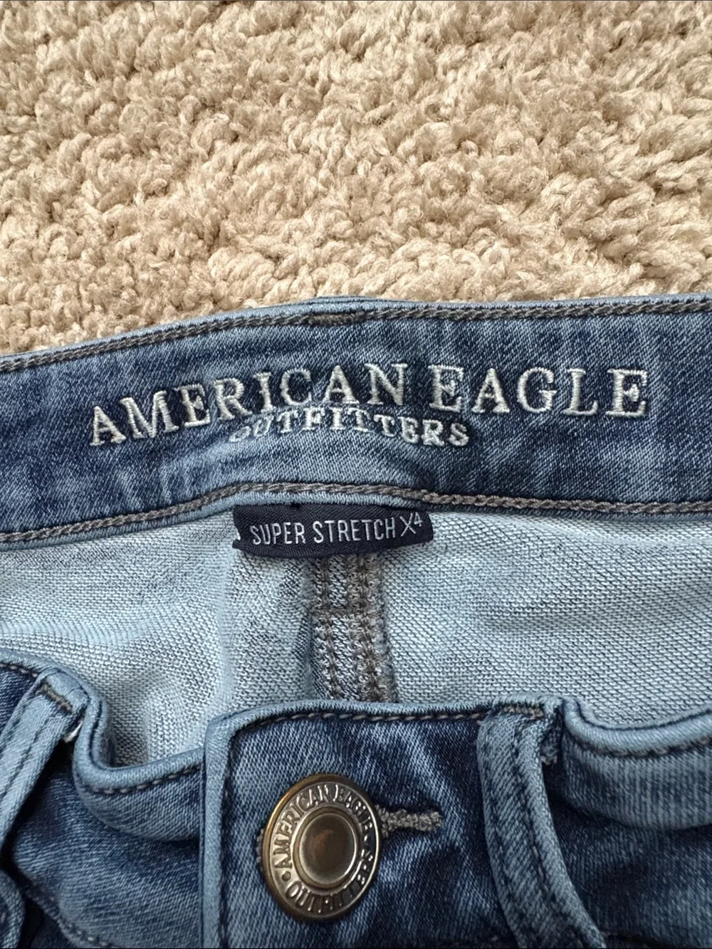 American Eagle Outfitters Dark Blue Skinny Jeans